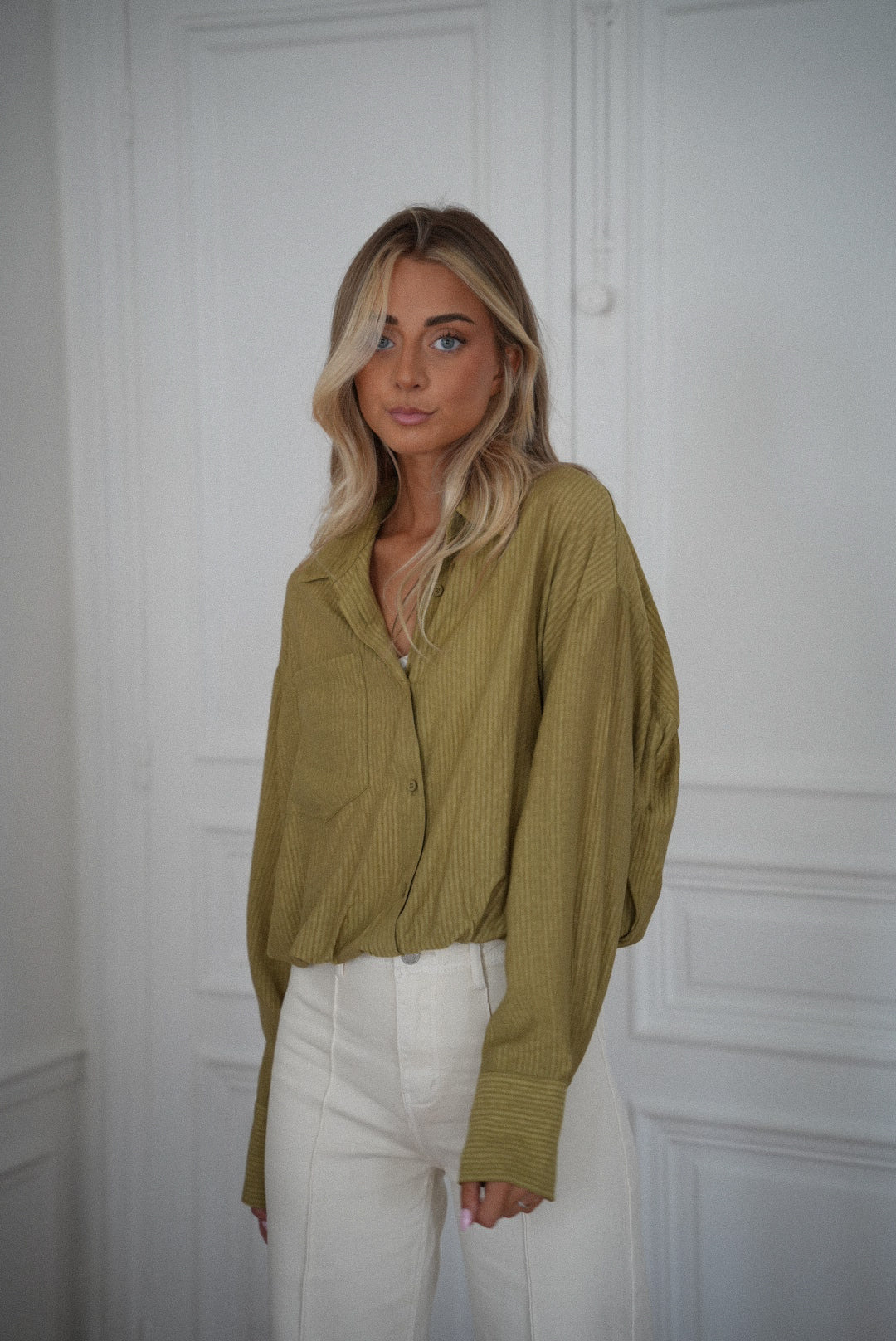 Miranda Short Blouse - Green