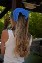 Bandana Crochet Gipsy - Bleu