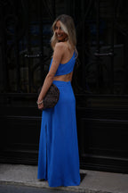 Vestido Faustine Calado - Azul Real