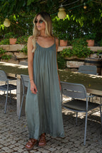 Darcy Long Dress - Khaki