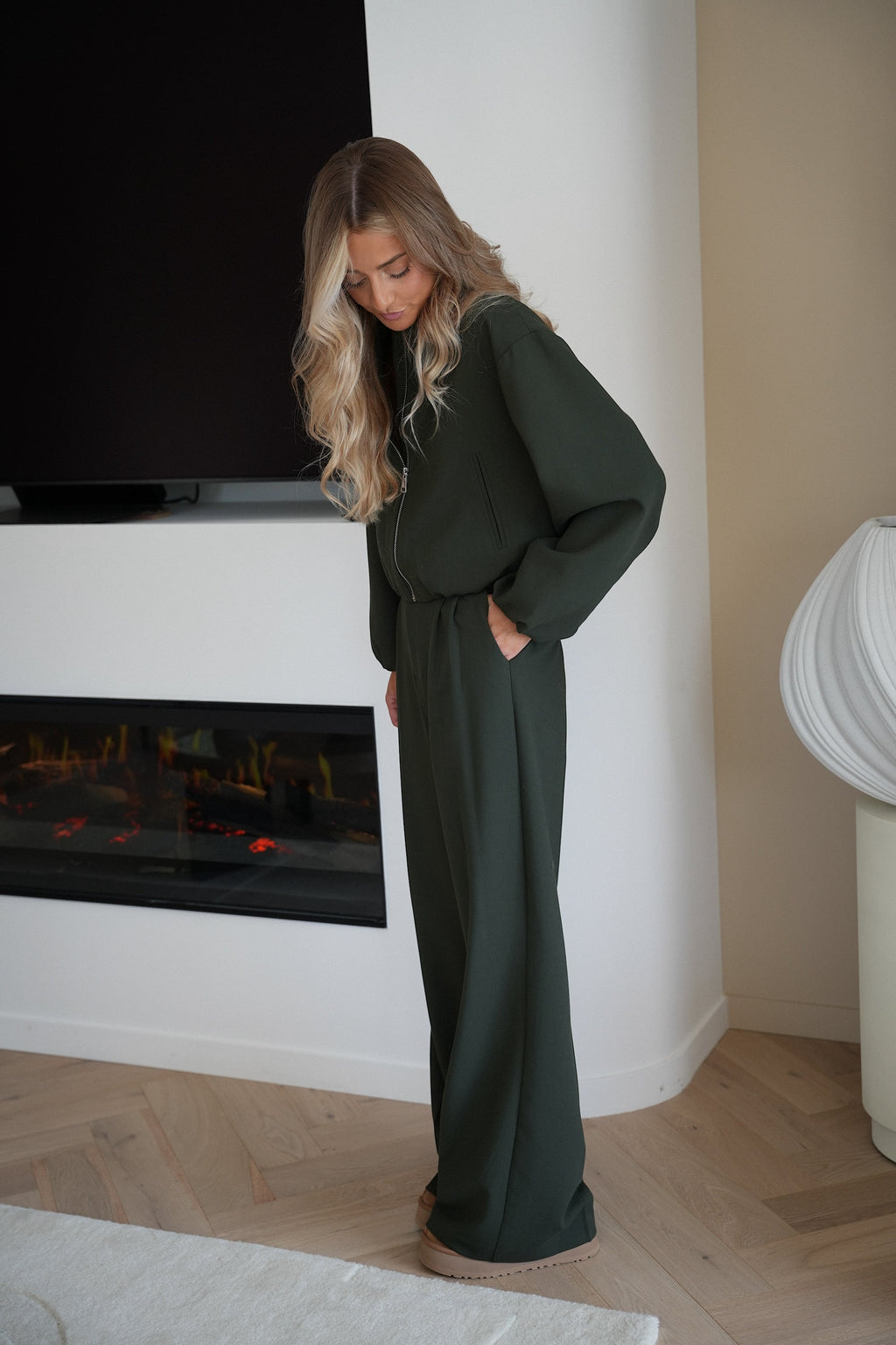 Pantalon Droit Armand - Vert