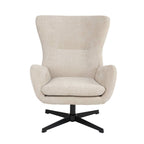 Dactyl - Fauteuil Rotatif 1 Place - Tissu - Beige