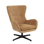 Dactyl - Fauteuil Rotatif 1 Place - Tissu - Jaune Moutarde
