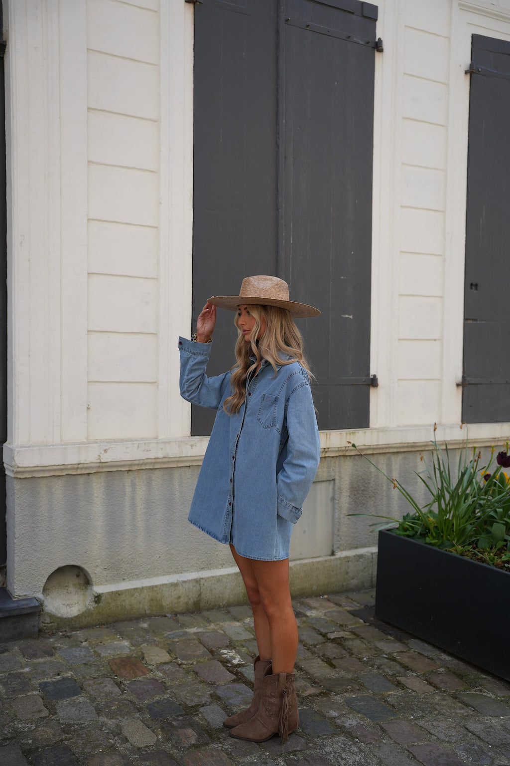 Bottines Santiags Arlo - Taupes