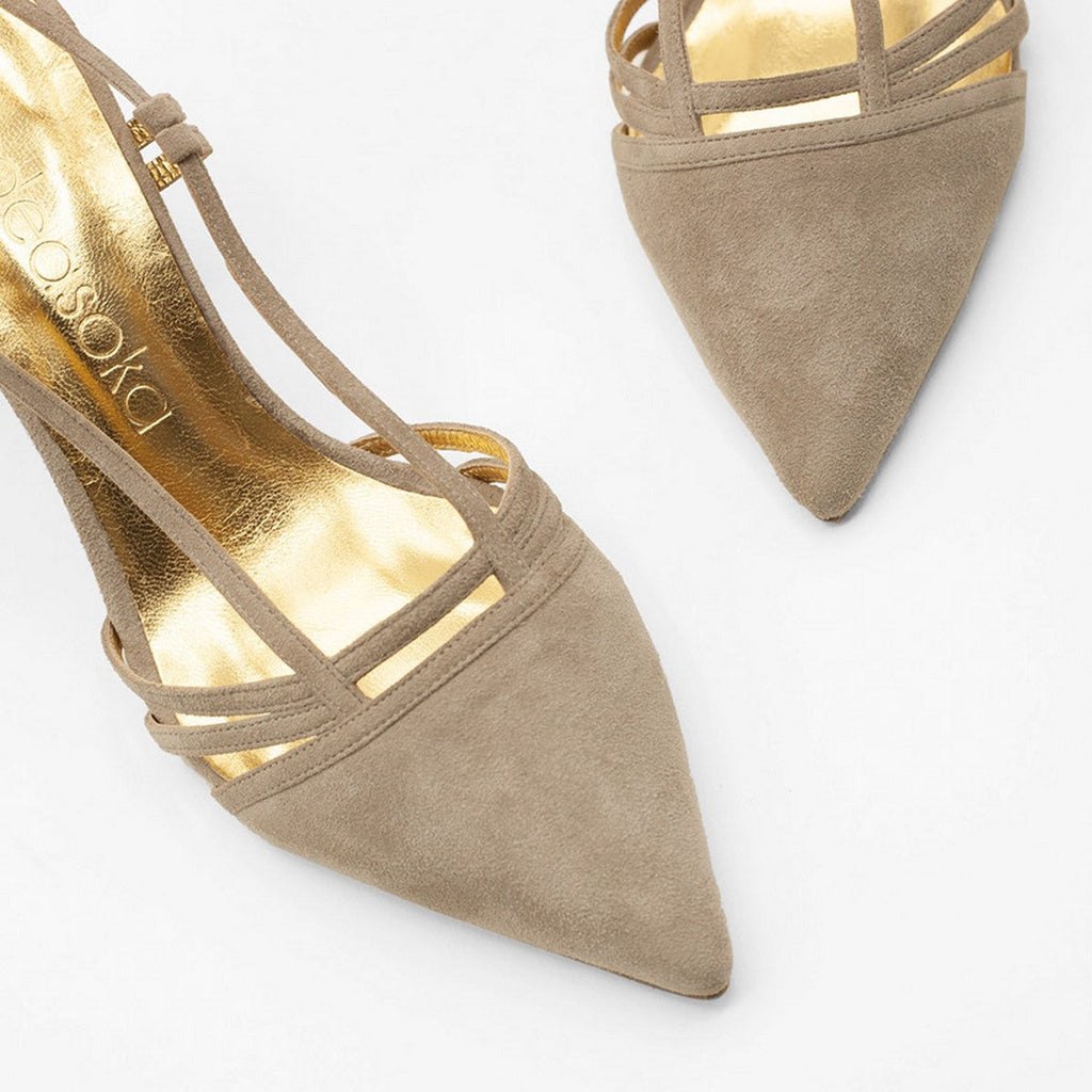 Flordeasoka - Zapatos De Tacón Dahl 8 Brume - Gris