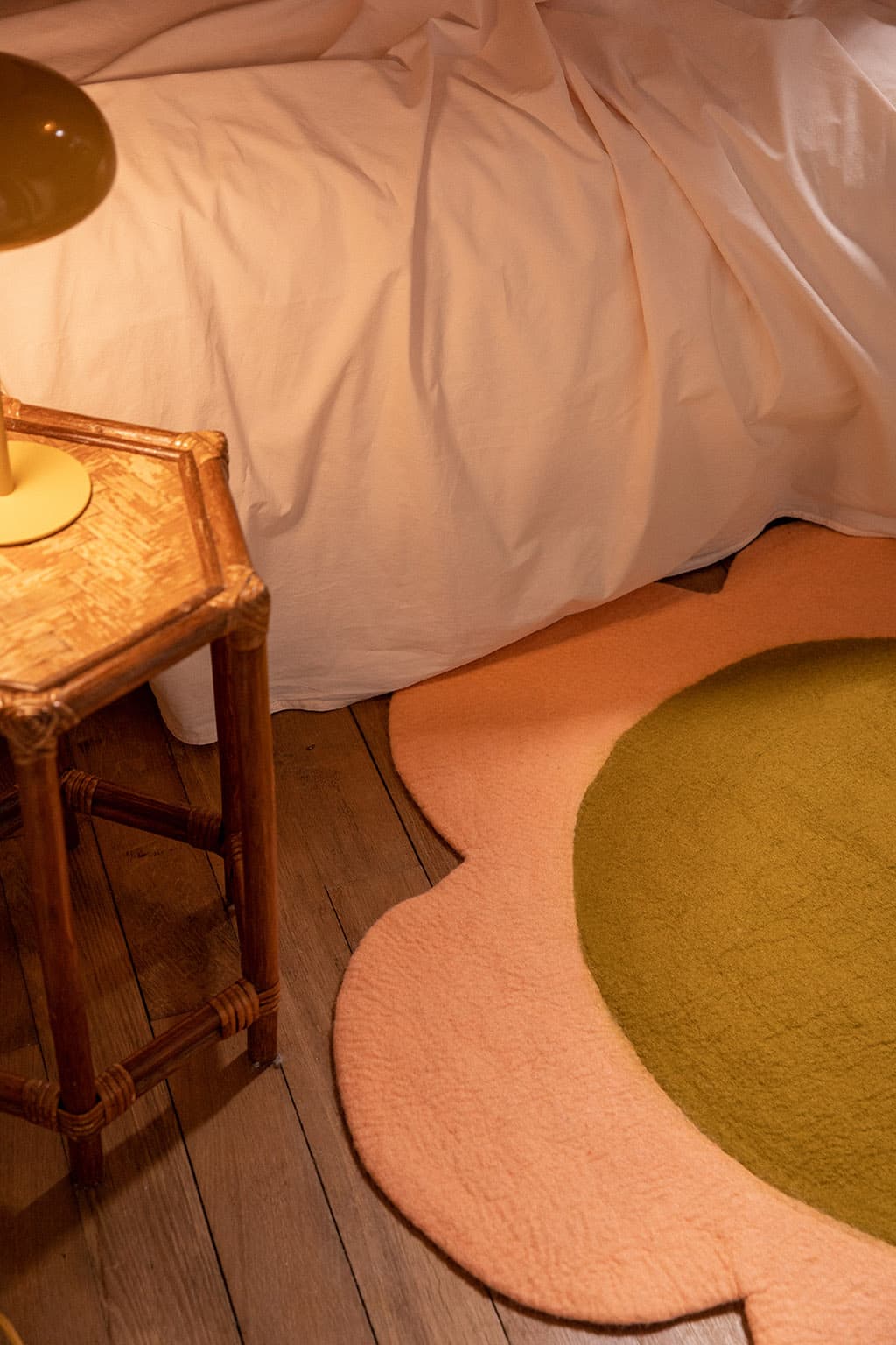 Tapis Daisy - Blush - Pistache