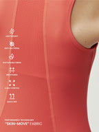 Top Davis - Corail Brillant - Femme