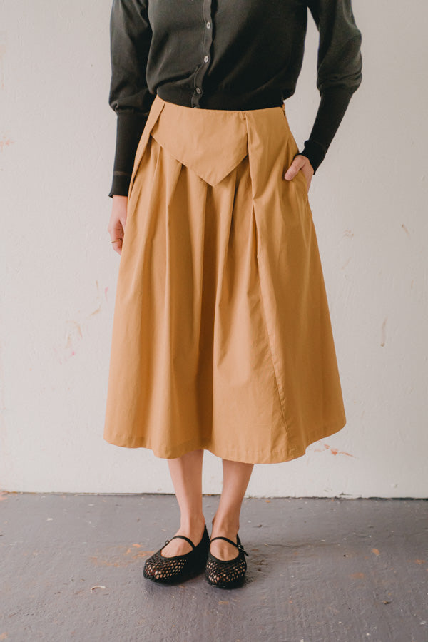 Skirt - Dazia - Curry