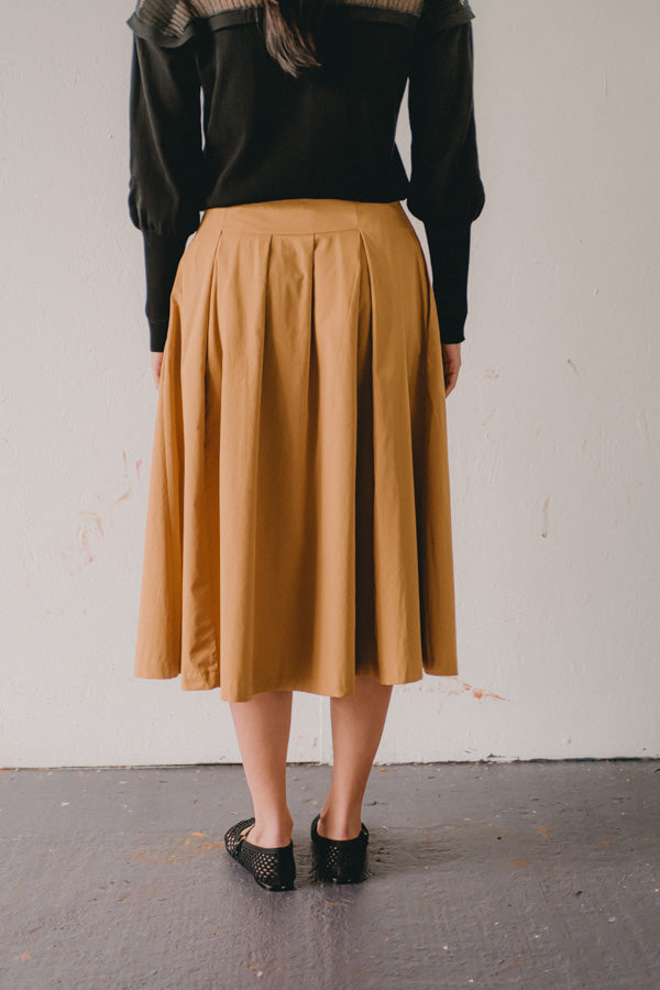 Skirt - Dazia - Curry