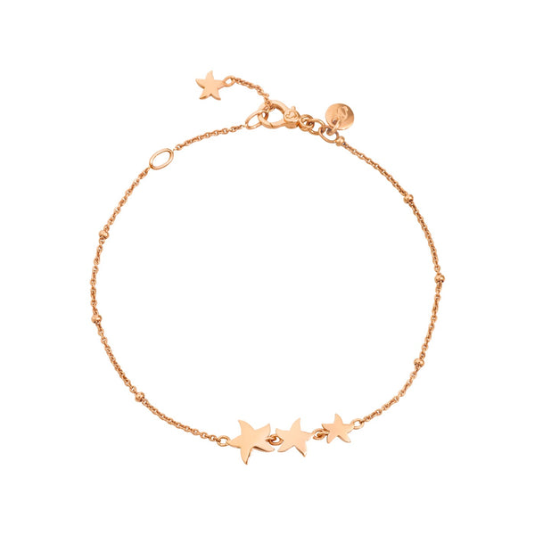 Star Bracelet - 9K Rose Gold