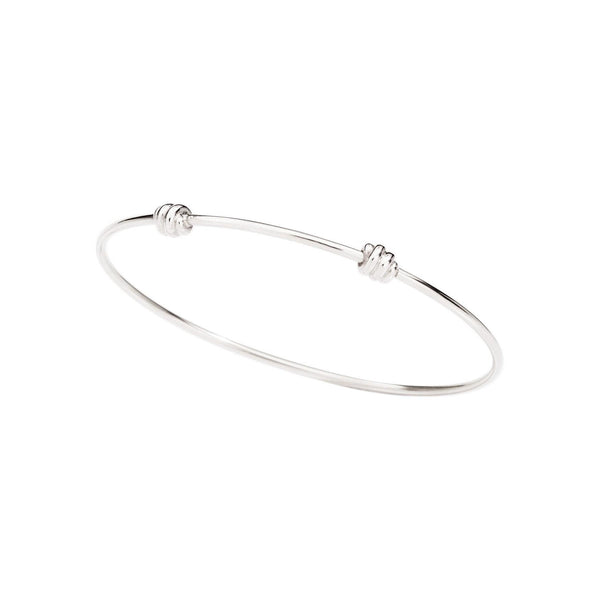 Nodo Stel Armring - Silver