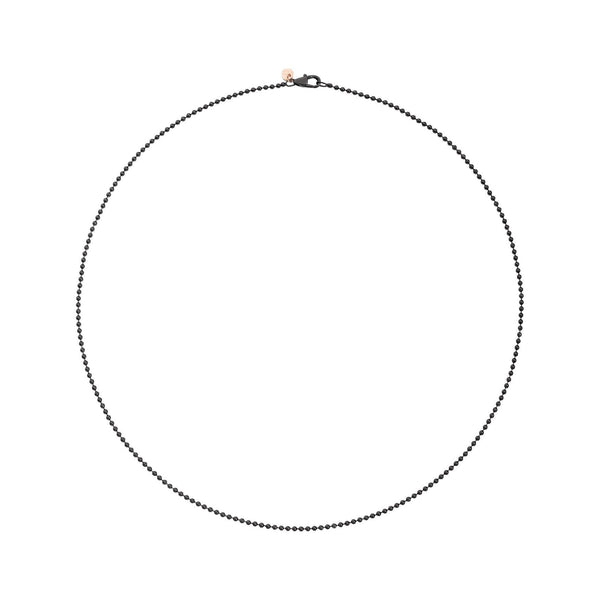 Halsband Bollicine PVD - 9K Roséguld & Stål