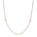 Lange Halskette Nodo Sautoir - 9 Karat Roségold