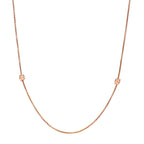 Lange Halskette Nodo Sautoir - 9 Karat Roségold