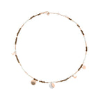Collier Moon & Sun - Or Rose 9K & Diamants