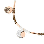 Collier Moon & Sun - Or Rose 9K & Diamants
