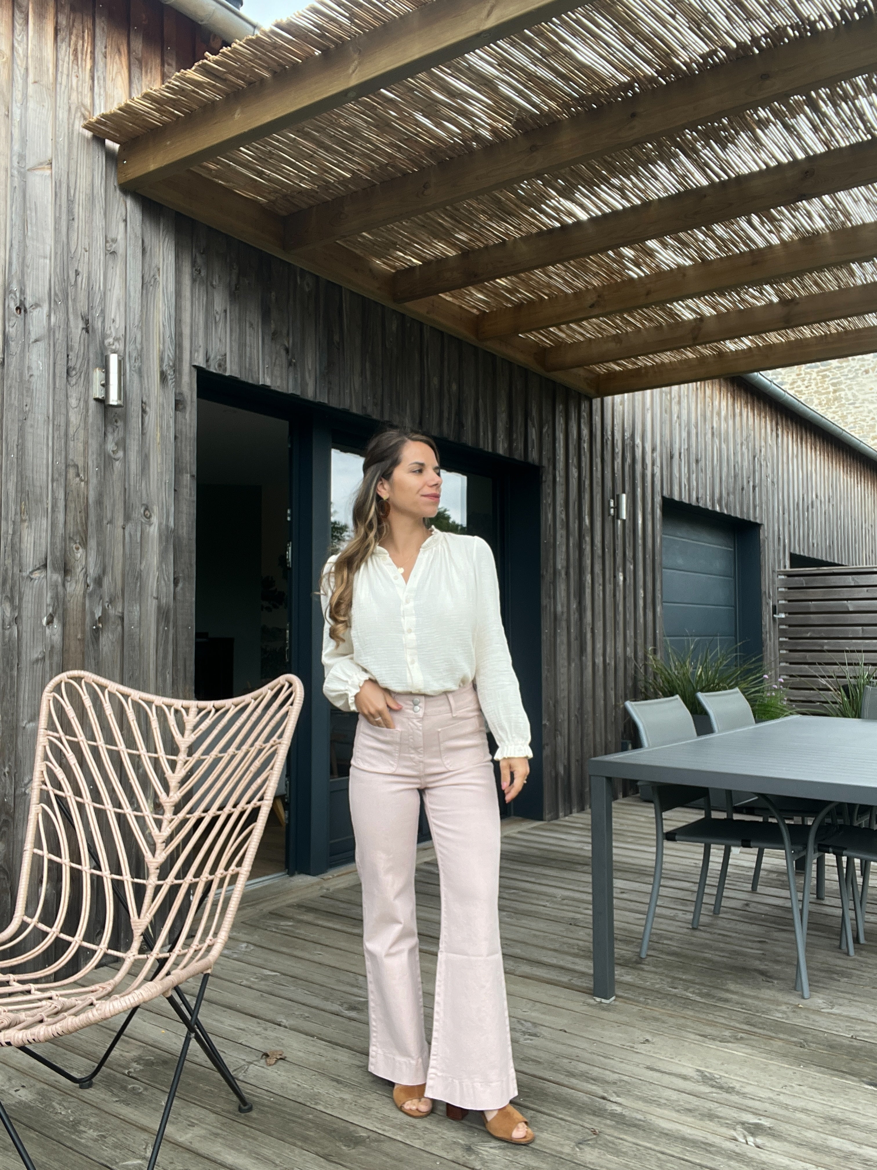 Flare Jeans Elenette Rose