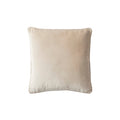Coussin - Velours Contour Perlé Beige