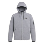 Sweatshirt À Capuche Zippé Homme Nike Sportswear Tech Essentials - Gris, Noir
