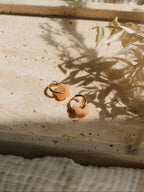 Boucles D'Oreille Fleur Corail
