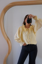 Brune light yellow blouse