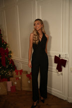 Combinaison Pantalon Ambre - Noire