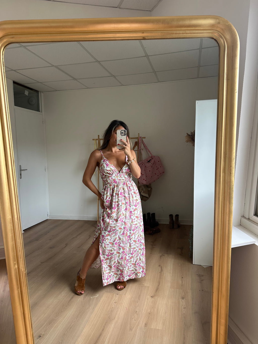Robe Longue Fleurie Léandre