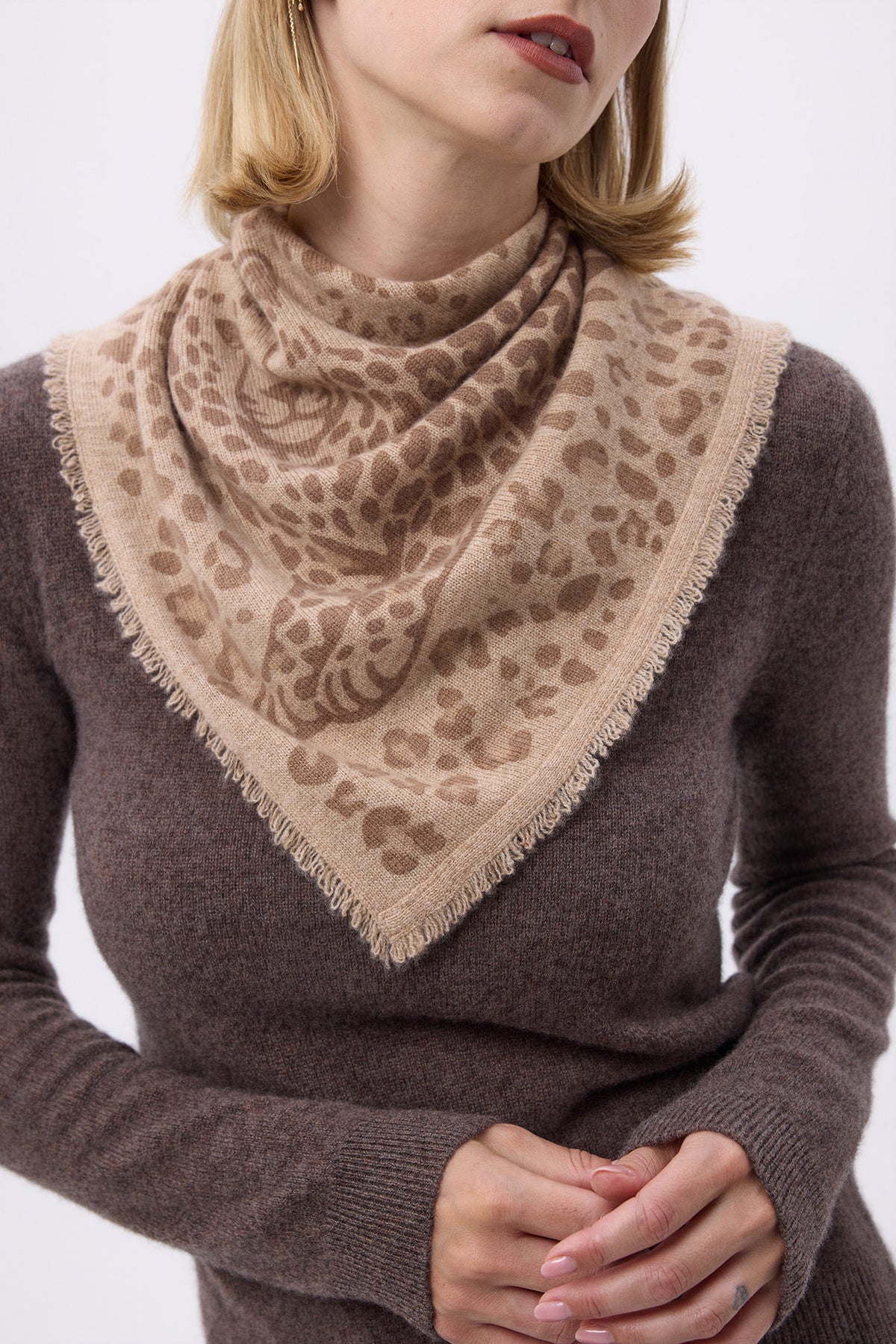 Kleines Bandana Dea - Beige - Damen
