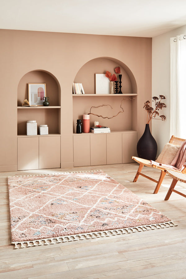 Delya - Indoor Rug - Polypropylene - Pink