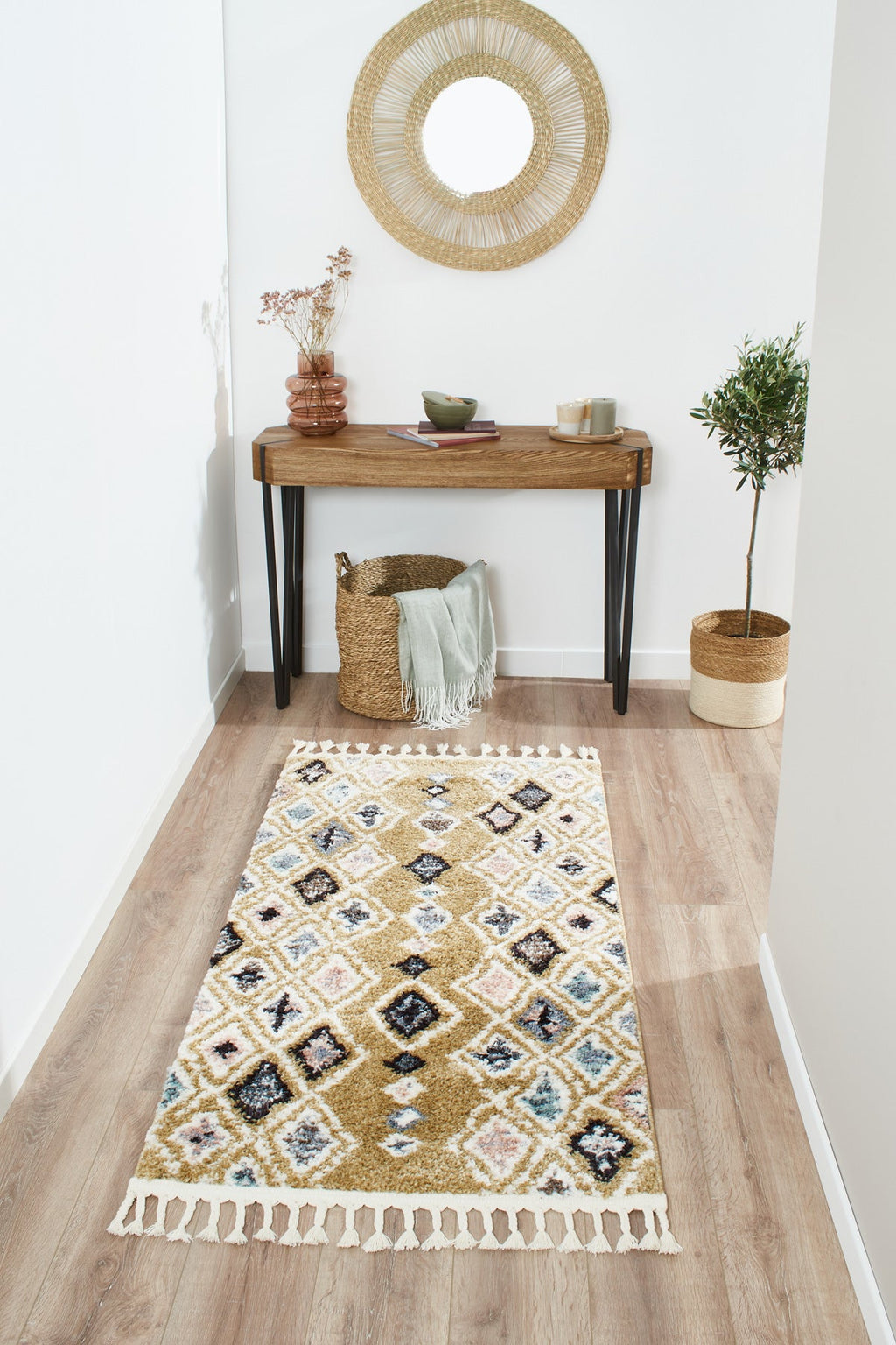 Delya - Indoor Rug - Polypropylene - Yellow