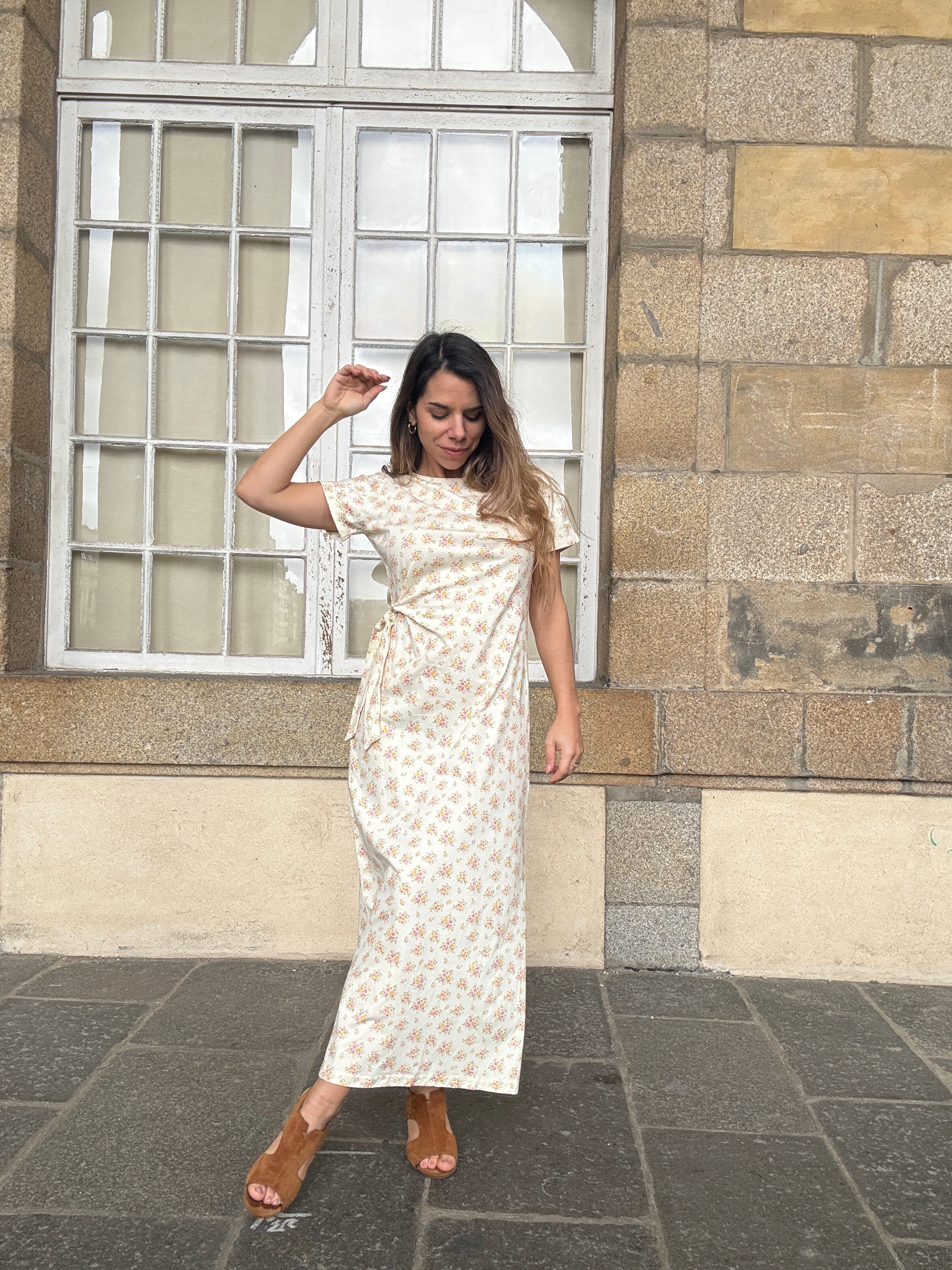 Vestido Largo Lazo Lucia