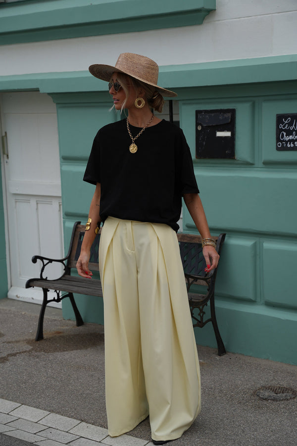 Pantalon Ample Chelsea - Jaune