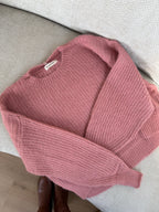 Jersey de punto Jade Rosa Viejo