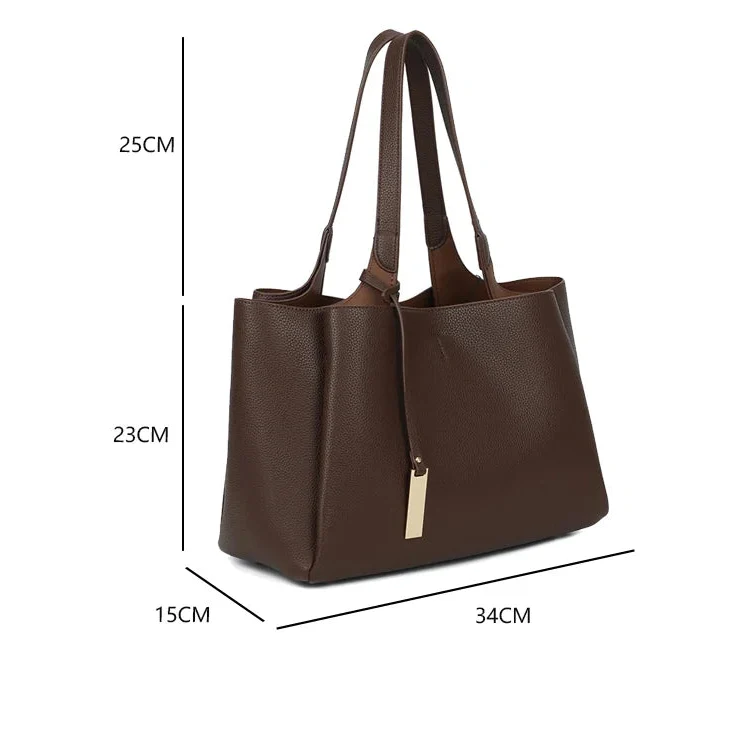 Sac Cabas Yann - Chocolat