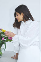 Josepha Embroidered Cotton Blouse X Donatelle Godart