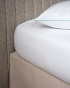 Drap Housse Percale De Coton - Blanc