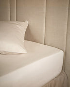 Drap Housse - Percale De Coton - Écru