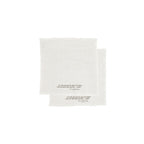 Set of 2 Screen-Printed Linen Napkins - Dinnersexp - Plume
