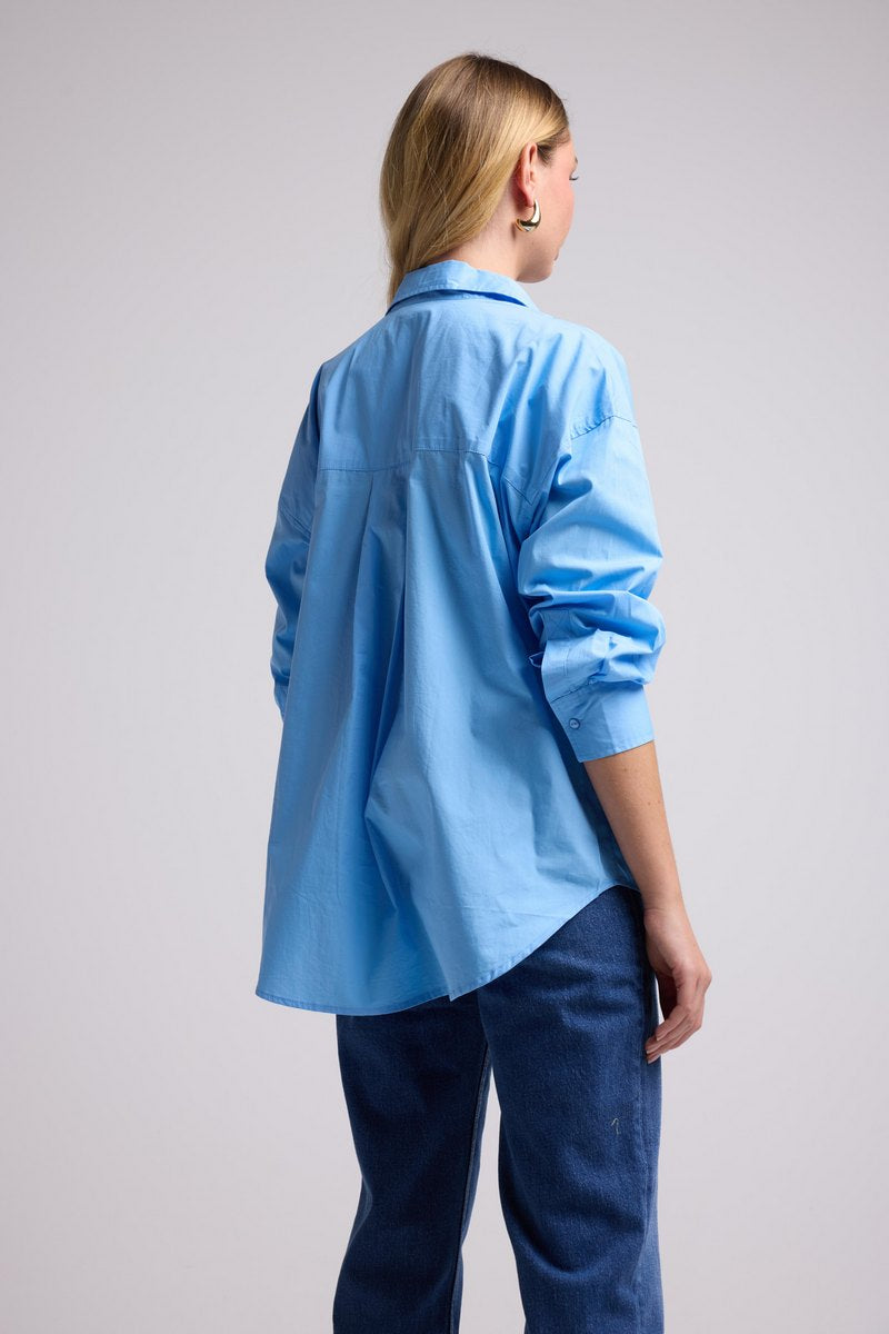 Chemise Manches Longues - Bleu Ciel