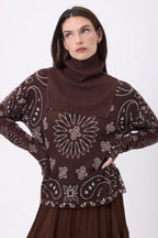 Cuello alto Domi - Marrón chocolate - Unisex
