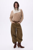 Roll-Neck Collar Domi - White - Unisex