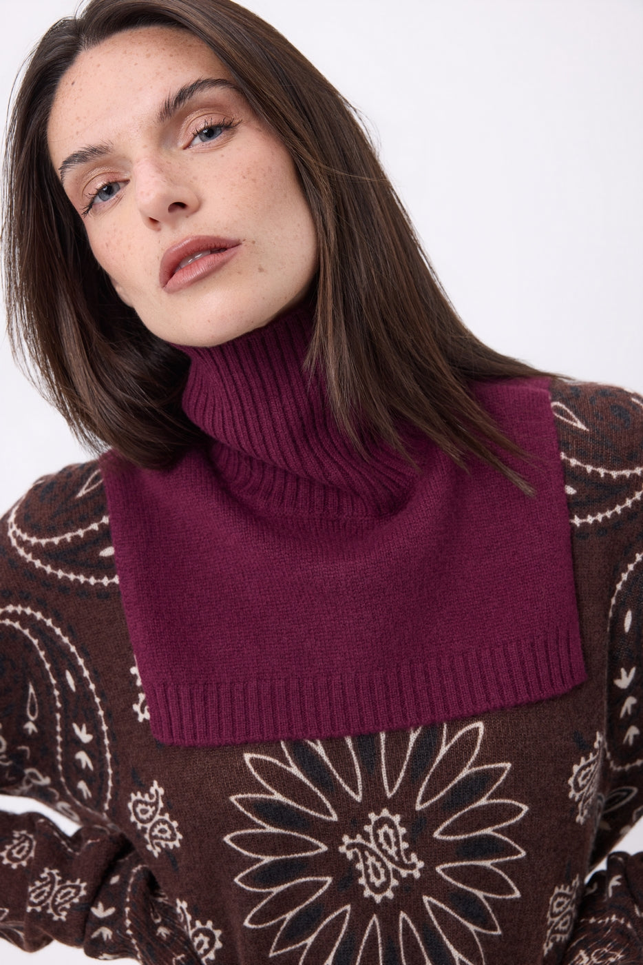 Dolcevita Domi - Rosso vino - Unisex - 100% Cashmere