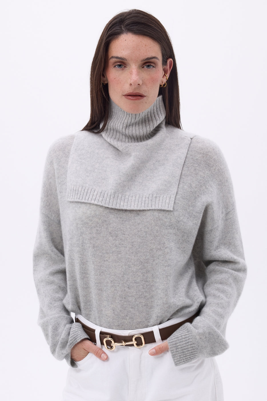 Dolcevita Domi - Grigio Chiaro - Unisex - 100% Cashmere