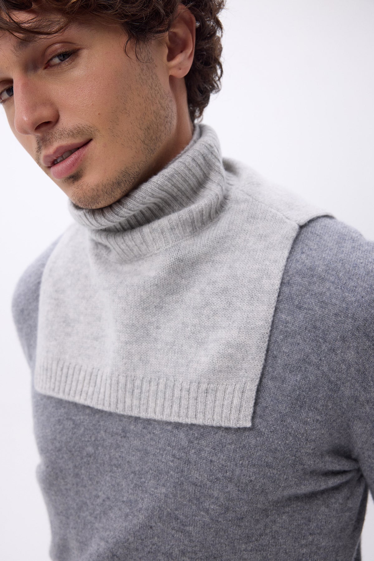 Dolcevita Domi - Grigio Chiaro - Unisex - 100% Cashmere