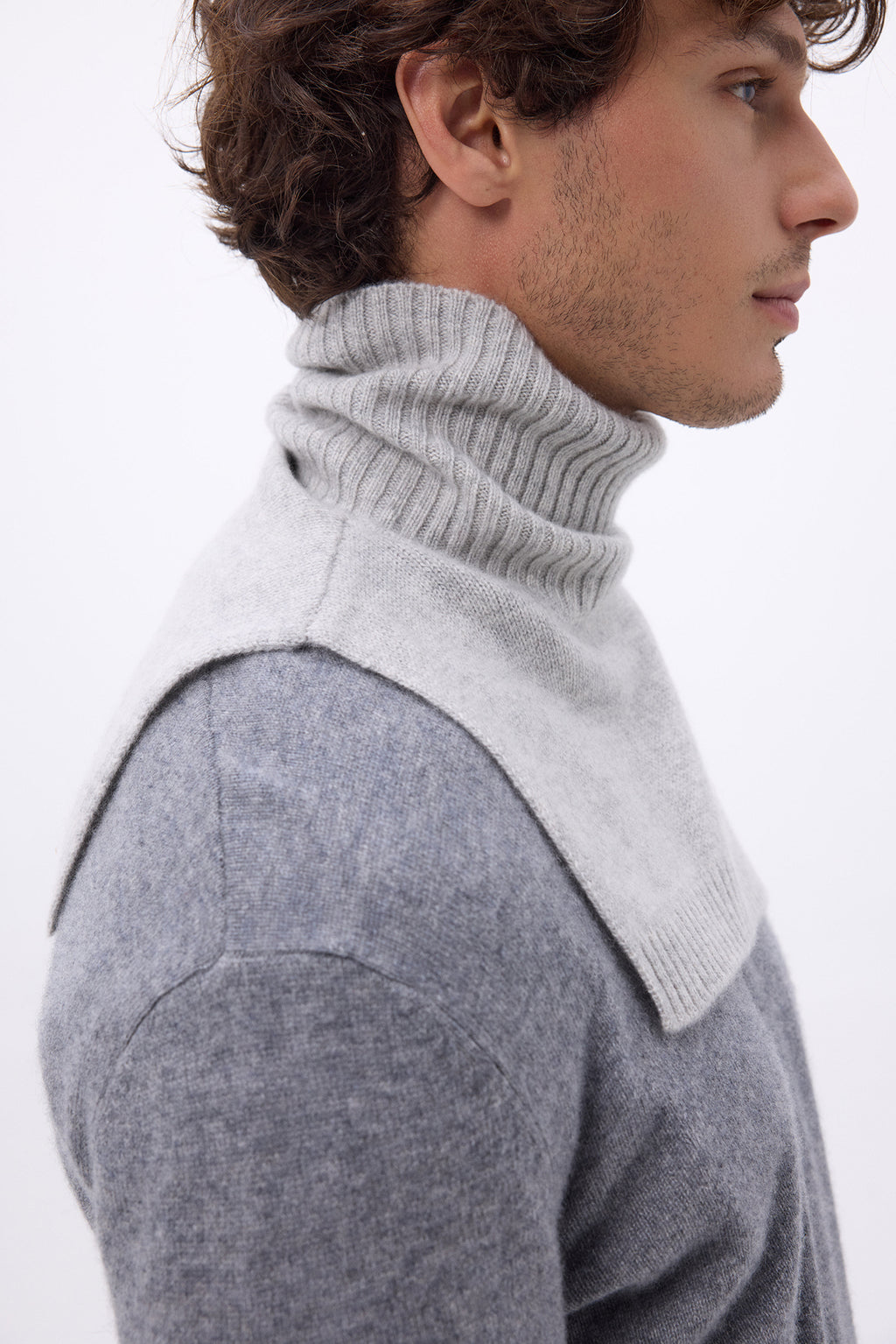 Dolcevita Domi - Grigio Chiaro - Unisex - 100% Cashmere