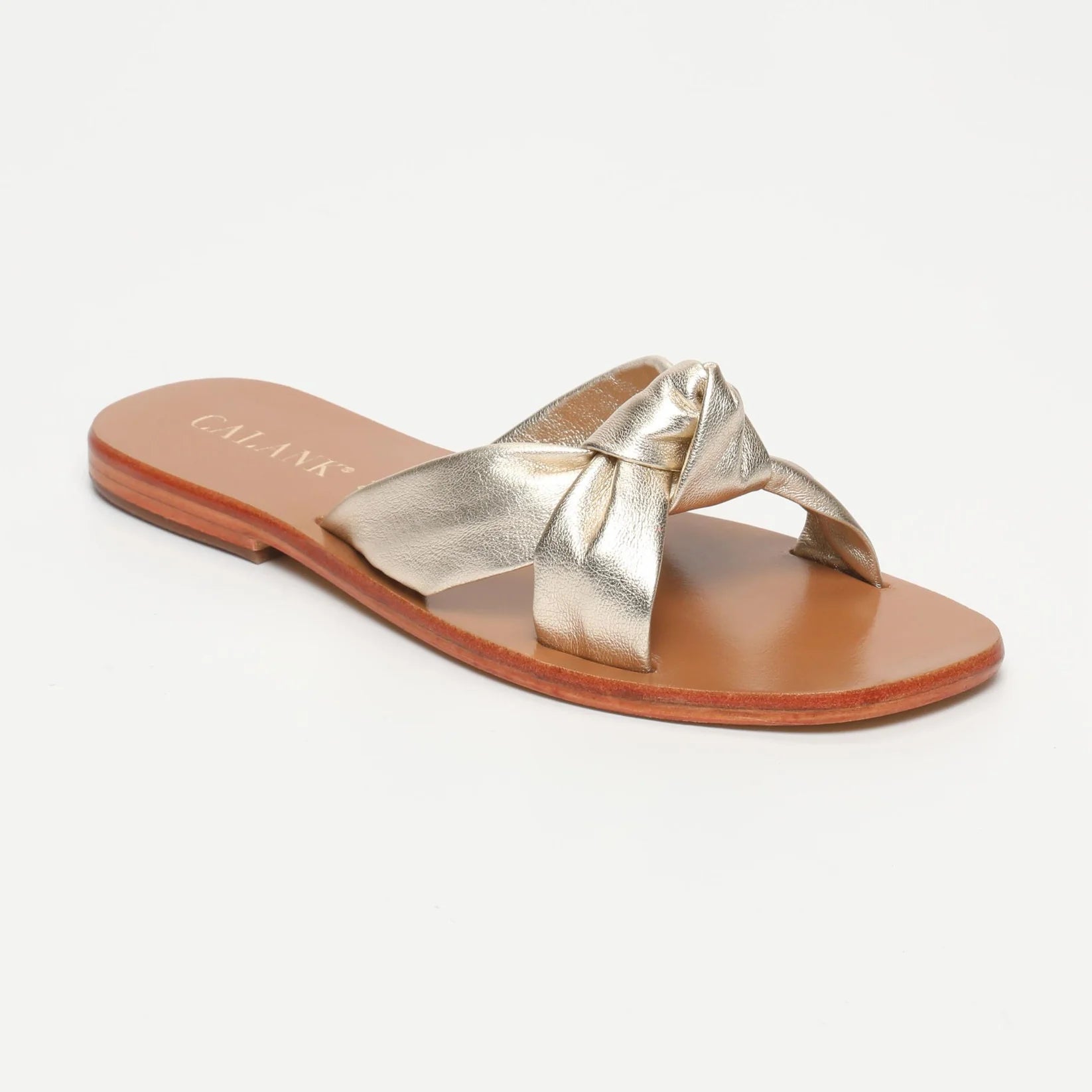 Mules Dorreh - Leather Gold