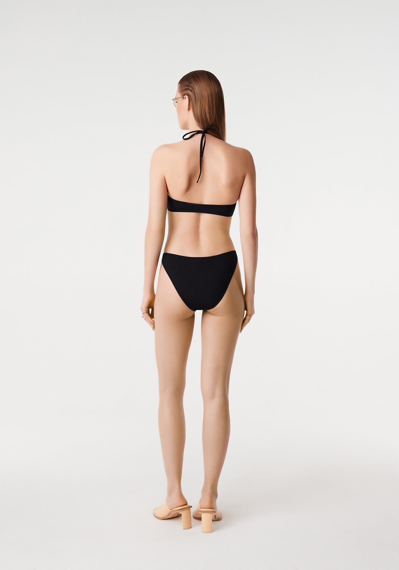 Haut De Maillot Triangle Amaretto - Noir