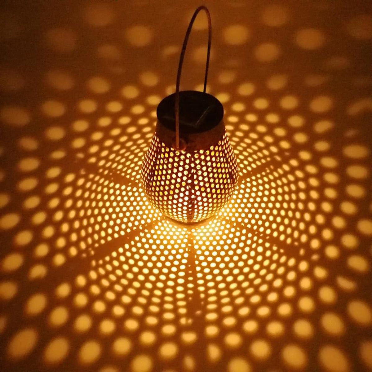 Doty - Decoración Luminosa Solar - Acero - Marrón