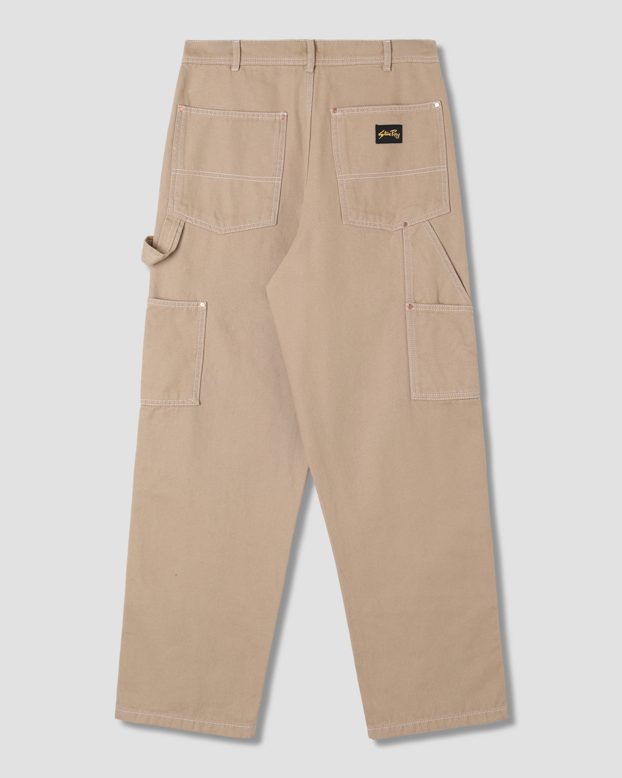 Double Knee Trousers - Khaki Duck