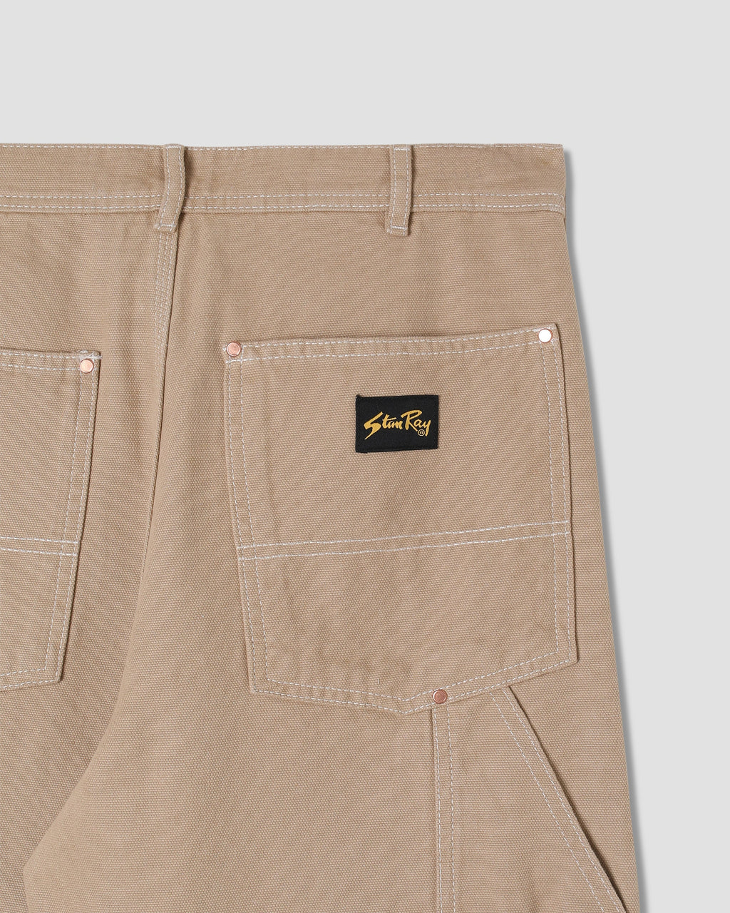 Double Knee Trousers - Khaki Duck